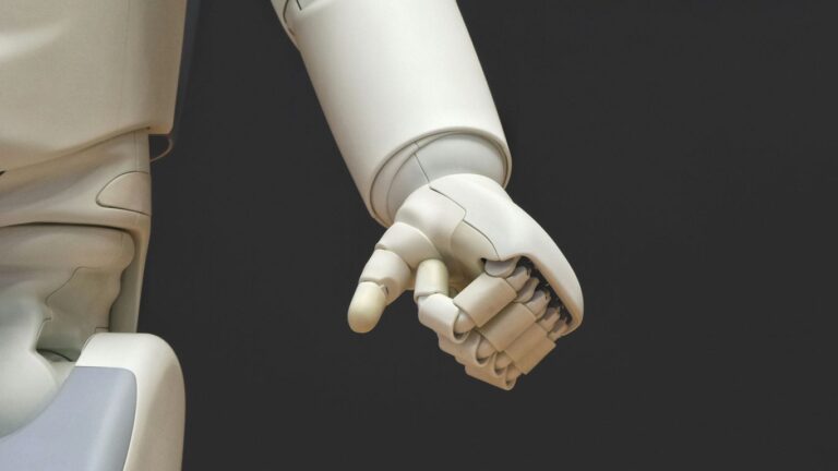 white robot